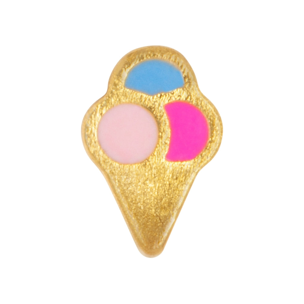 Lulu lokkar Ice cone - gold plated