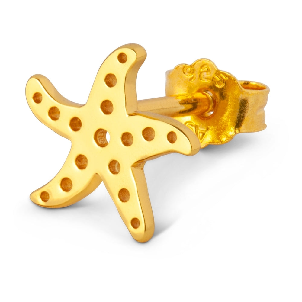 Lulu lokkur Starfish gold plated