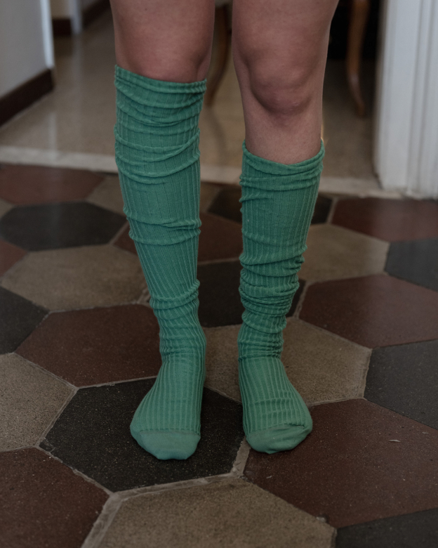 Baserange Overknee Sokkar Prim Green