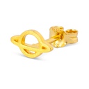 Lulu lokkar Saturn 1 pcs Gold plated