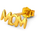 Lulu lokkar Word Mom - Gold plated