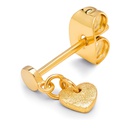 Lulu lokkar Topping Short Love U Gold plated