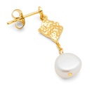 Lulu lokkar Boheme Pearl Gold plated
