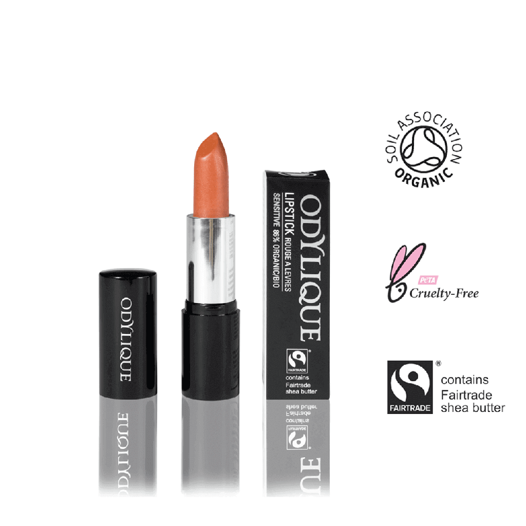 Odylique varalitur Organic mineral lipstick Apricot Sorbet 17