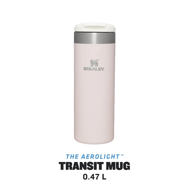 Stanley kaffimál Aerolight 0,47L Rose Quartz
