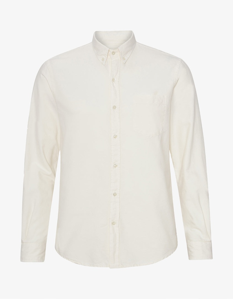 COLORFUL STANDARD skyrta Button Down shirt Ivory white