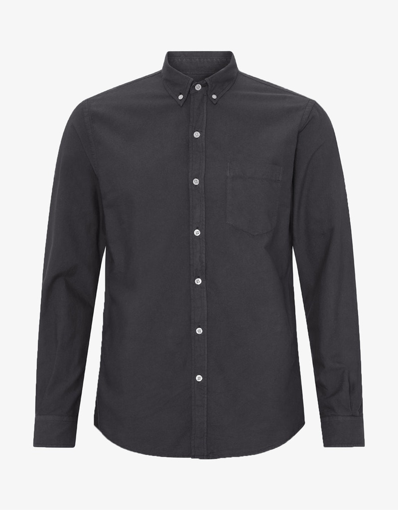 COLORFUL STANDARD skyrta Button Down shirt Lava grey