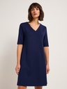 Lanius kjóll Kleid night blue Tencel