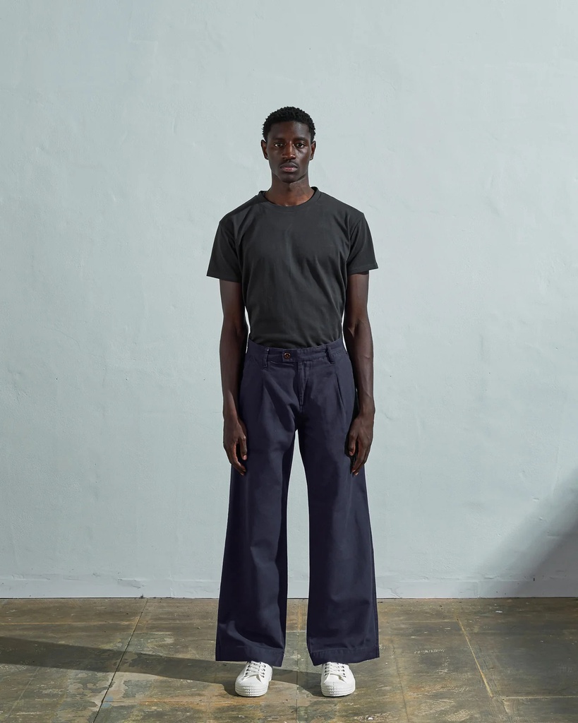 Uskees buxur #5018 boat pants - midnight blue
