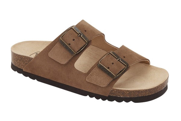 Scholl sandalar Josephine suede brown mules