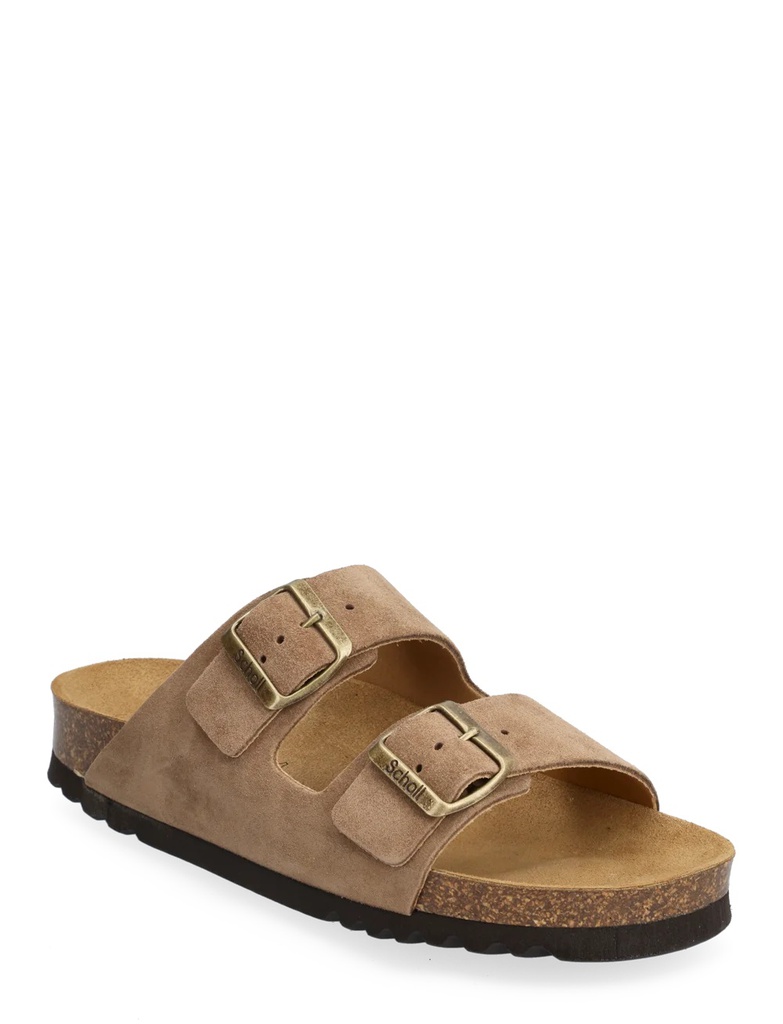 Scholl sandalar Josephine suede Taupe