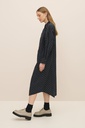 KOWTOW kjóll Yves Shirt dress Navy pinstripe