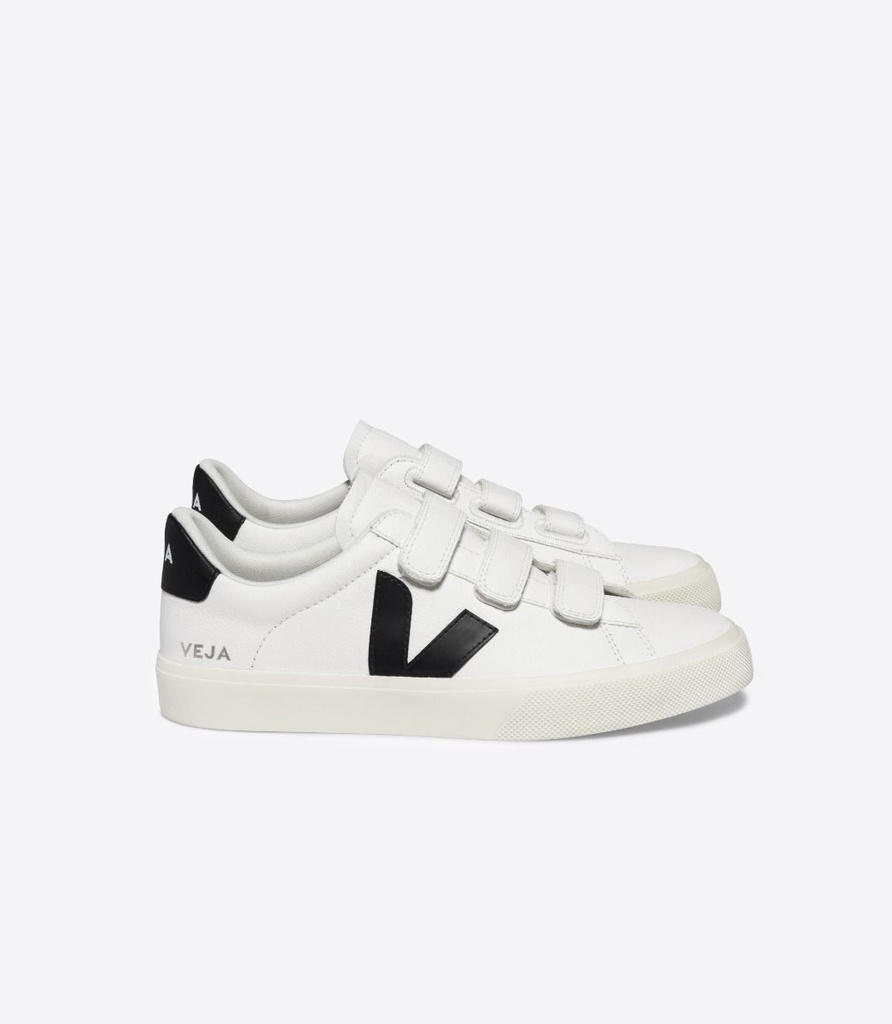 VEJA - skór RECIFE - CF LEATHER WHITE NATURAL BLACK