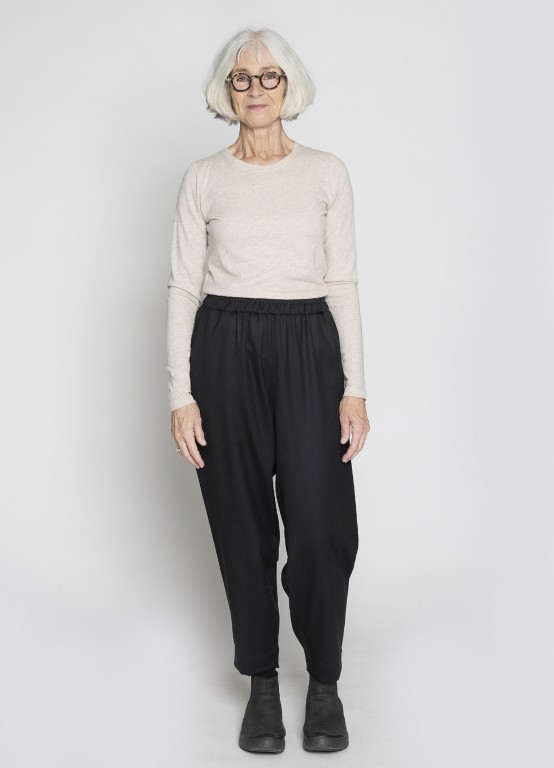 Muse Wear toppur Gyda LS T-shirt Creme