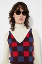 RITA ROW toppur 2448 Mussol cotton knit top Unic