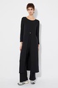 RITA ROW toppur 2485 Rius extra long fitted tencel knit Black