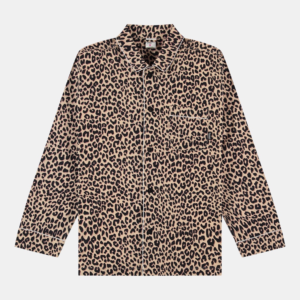 Pockies náttskyrta Leopard Pyjama shirt