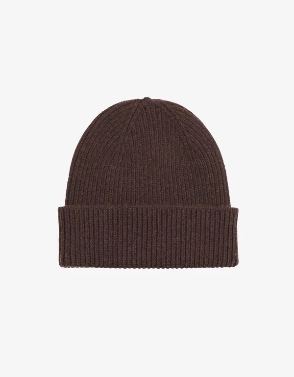 COLORFUL STANDARD - MERINO WOOL BEANIE - Coffee Brown