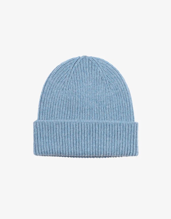 COLORFUL STANDARD - MERINO WOOL BEANIE - Stone Blue