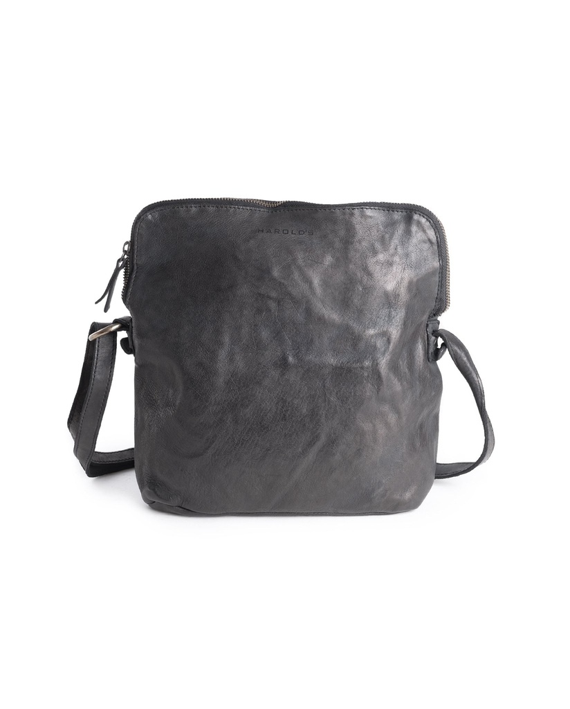 Harold's Leðurtaska Postbag upend Black SU42