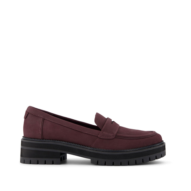 TOMS skór - Cara loafer Blackberry leather