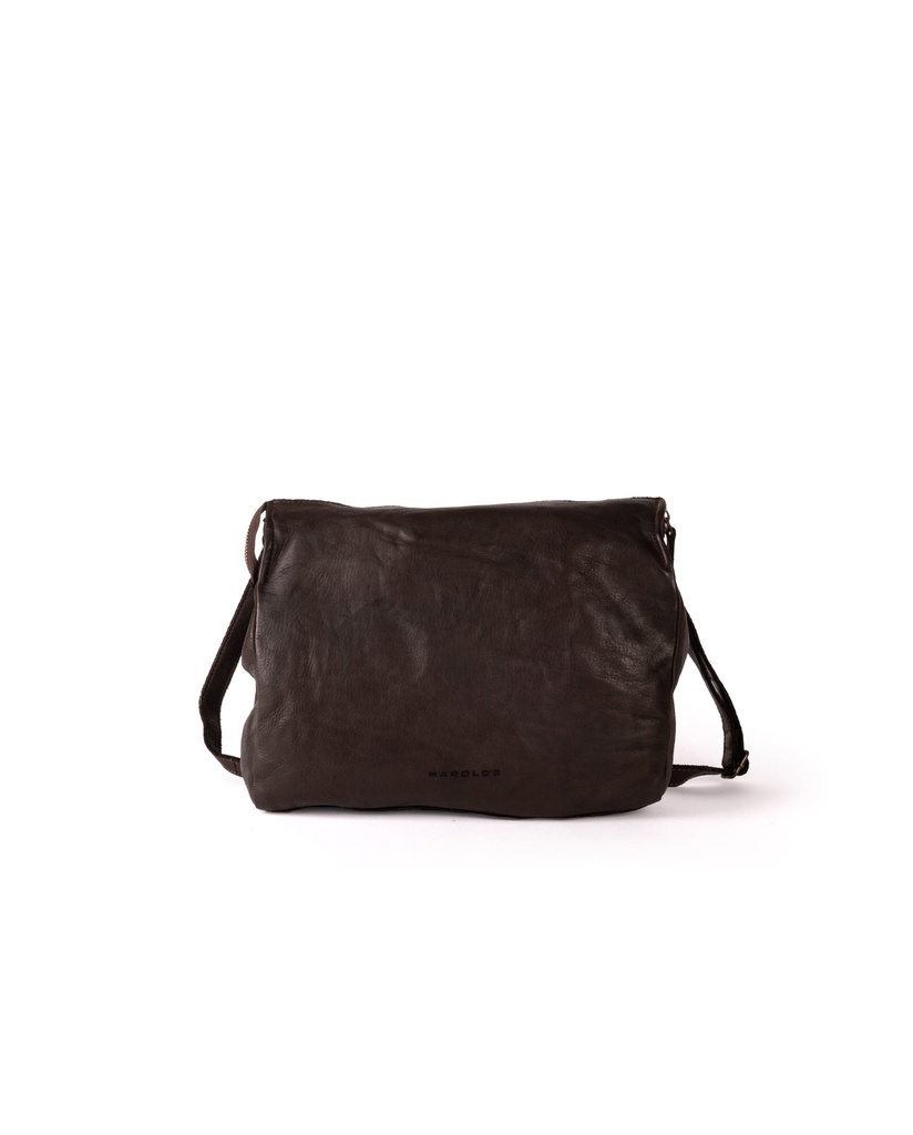 Harold's Leðurtaska Postbag Black SU77
