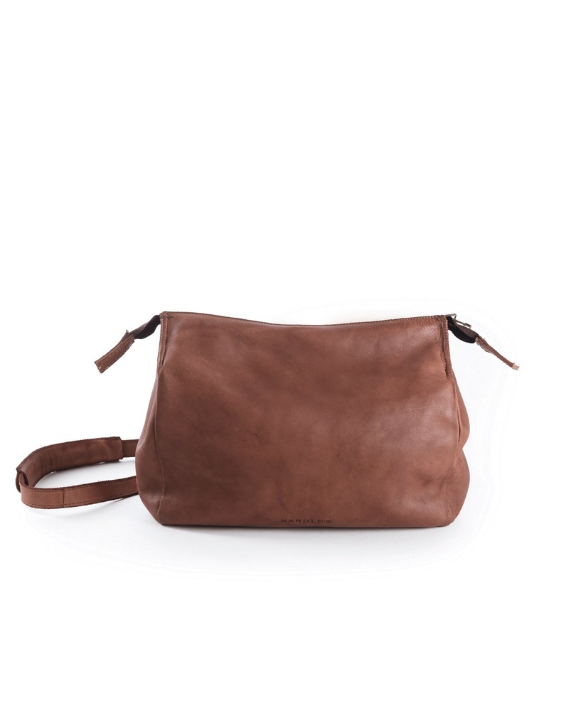 Harold's Leðurtaska Postbag Cognac SU77