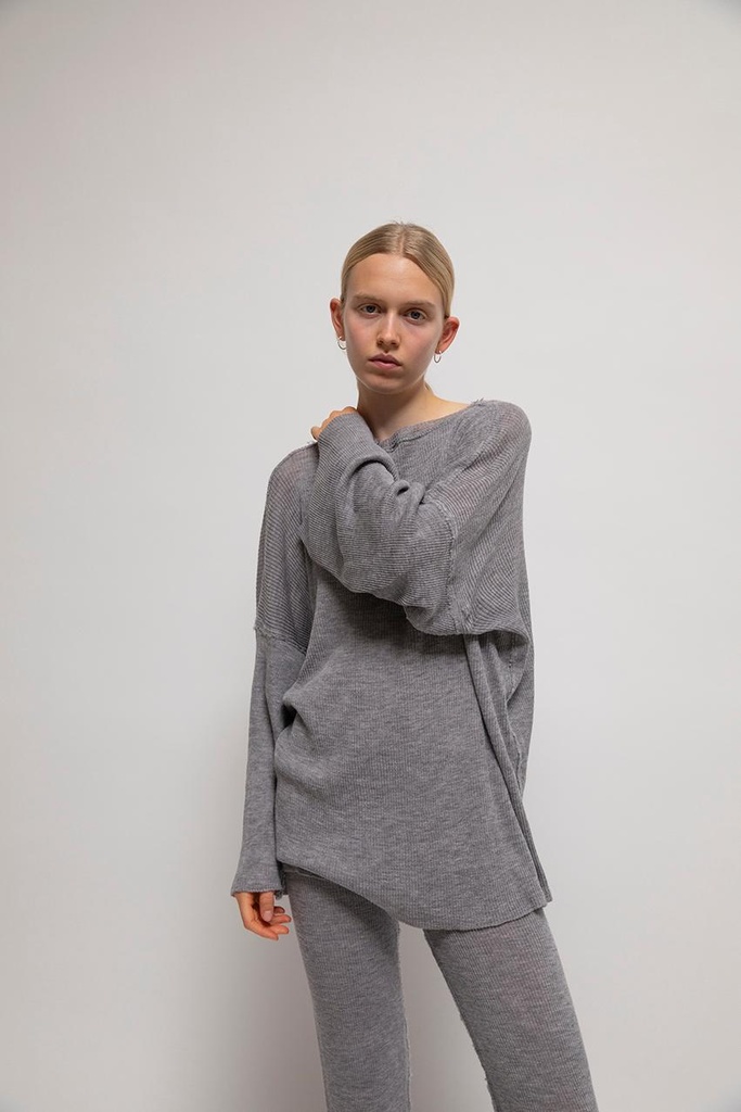 GUÐRUN&GUÐRUN peysa Billa grey
