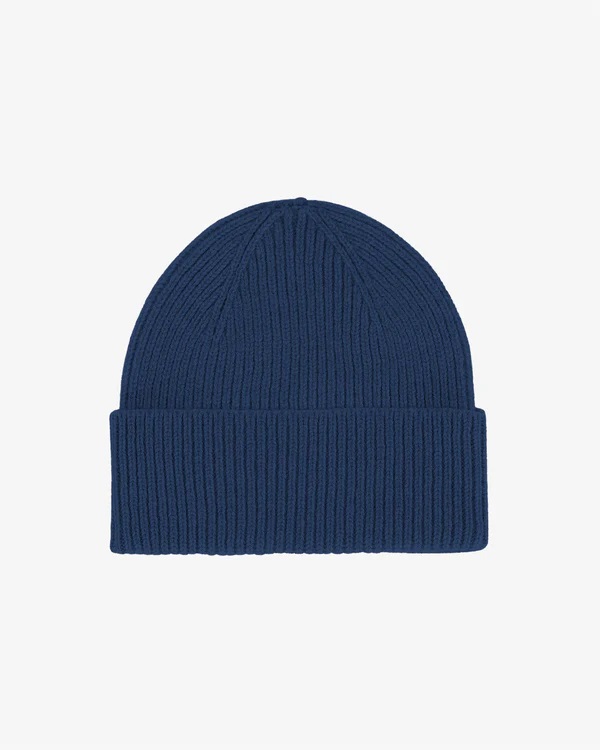 COLORFUL STANDARD - MERINO WOOL BEANIE - Marine Blue