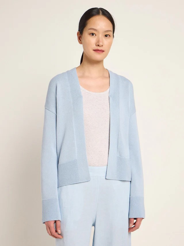 Lanius peysa Strickjacke GOTS Skyway