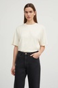 SKALL bolur Andy oversized tee Light cream