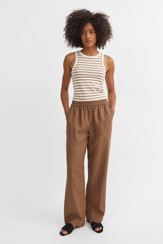 SKALL buxur Claudia pants Cedar brown