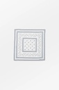 SKALL  klútur Classic scarf Light cream/blue