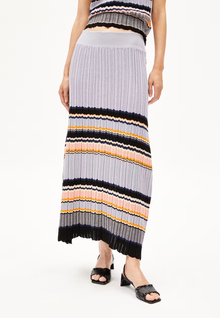 ARMEDANGELS pils Minnaa stripes Misty morning