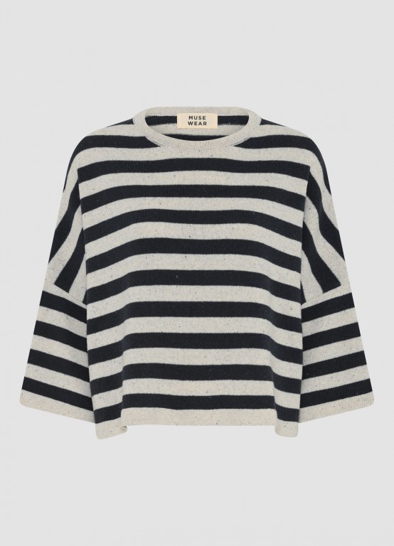 Muse Wear toppur VIBE TOP Offwhite/coal