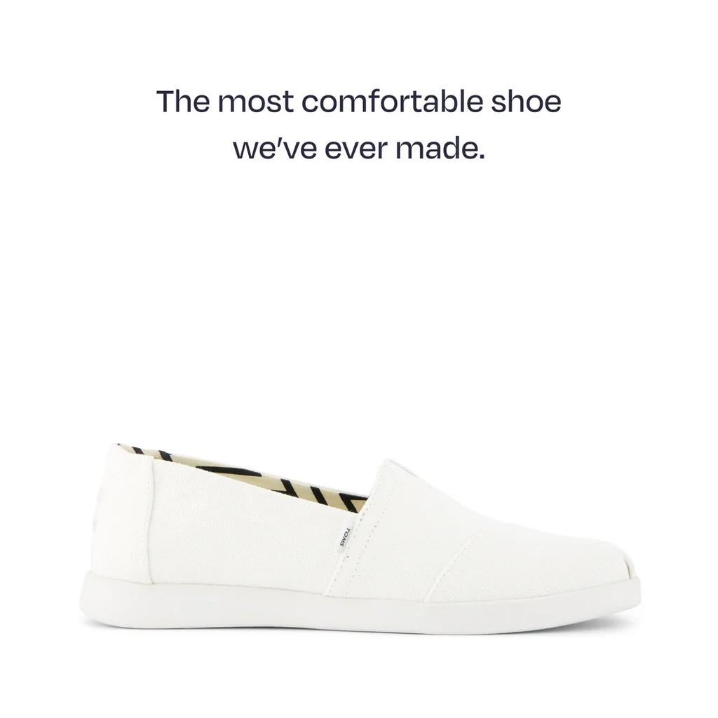 TOMS skór Alpargata plus White