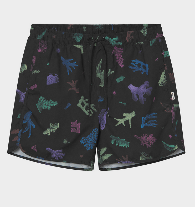 Dedicated Sundskýla Swim Shorts Sandhamn Gems black