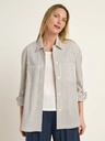Lanius skyrta Streifen Blusenjacke Off white/Midnight