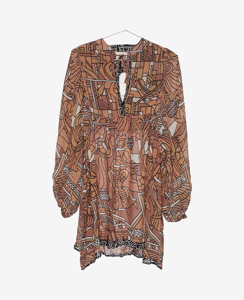 Sissel Emmeline short silk dress 29