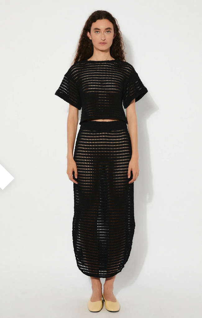 RITA ROW pils 2541 Sprout skirt Black