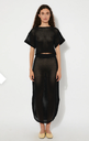 RITA ROW pils 2541 Sprout skirt Black