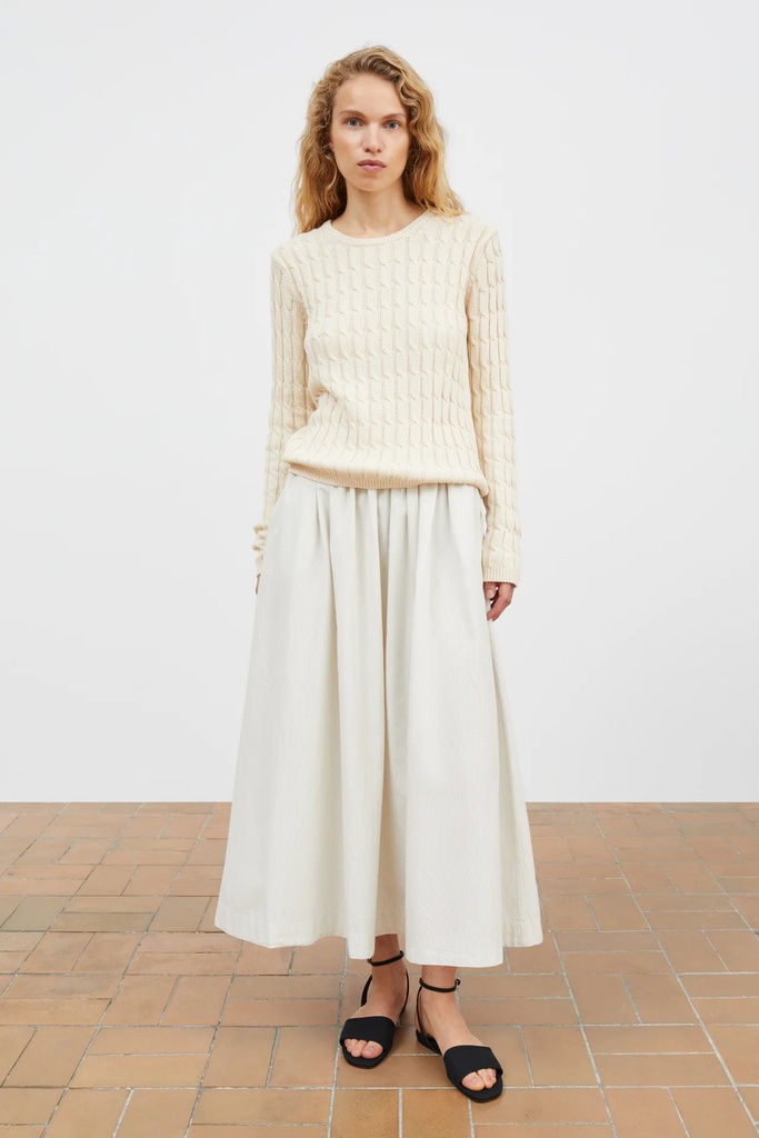 SKALL pils  Dagny skirt Light blue/white stripe