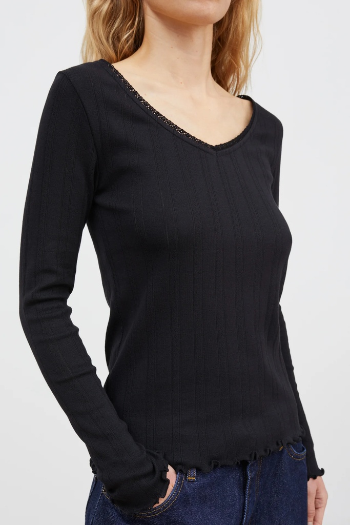 SKALL June V blouse Black