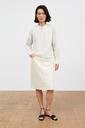 SKALL skyrta Agnes shirt Light blue/white stripe