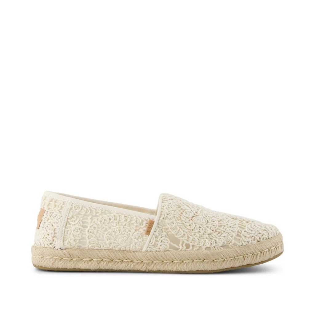 TOMS skór - Women Rope Sole Natural Crochet Lace