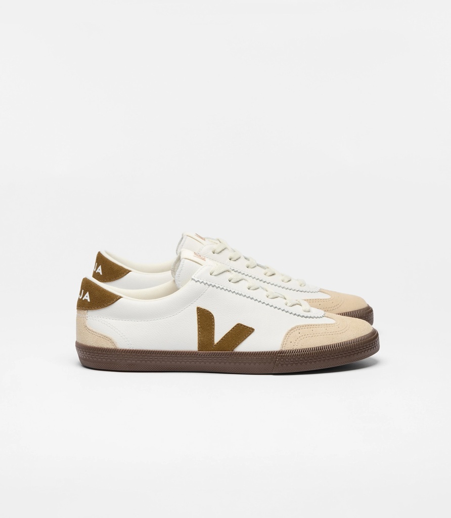 VEJA skór Volley Leather White Tent Bark