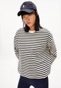 ARMEDANGELS PEYSA FRANKAA STRIPE undyed-black