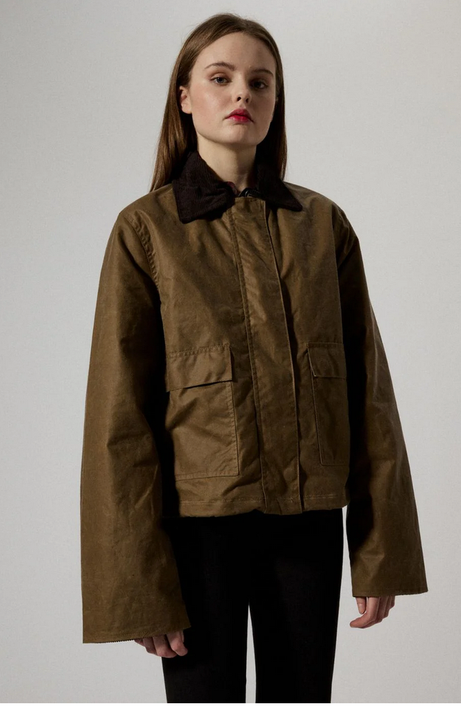 Brixtol jakki Sissel Wax Deep sand