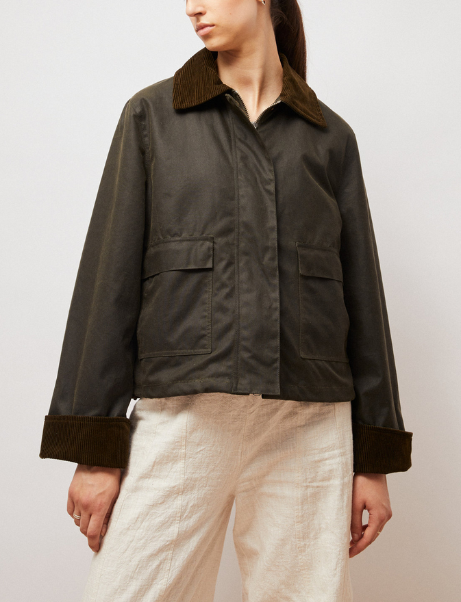 Brixtol jakki Sissel Wax Olive
