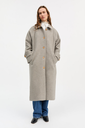 SKALL kápa Macy coat Warm grey